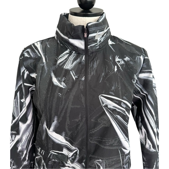 Nike Women's Shield Running Jacket Ghost Flash Pattern Full-Zip Hooded Size XS - Picture 14 of 16